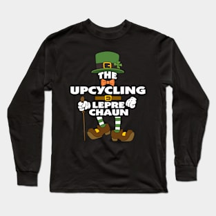 The Upcycling Leprechaun St Patrick's Day Celebration Matching Outfits Group Attire Long Sleeve T-Shirt